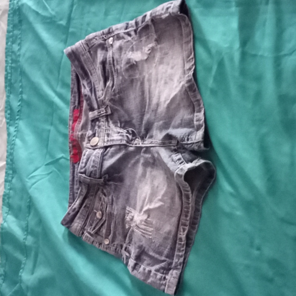 Wallflower denim shorts
